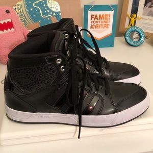 Adidas Neo Black High Top Sneaker